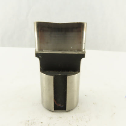 0.5625" X 2.000 Oval Concave CNC Turret Punch For 1.750" Holder