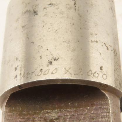 1.000" X 2.000 Oval Concave CNC Turret Punch For 1.750" Holder