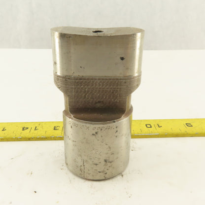 1.000" X 2.000 Oval Concave CNC Turret Punch For 1.750" Holder