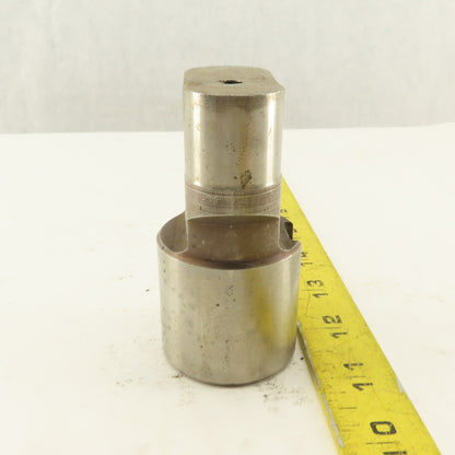 1.000" X 2.000 Oval Concave CNC Turret Punch For 1.750" Holder