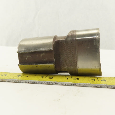 1.000" X 2.000 Oval Concave CNC Turret Punch For 1.750" Holder