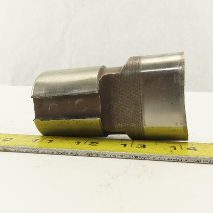 1.000" X 2.000 Oval Concave CNC Turret Punch For 1.750" Holder