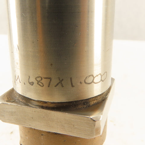 0.687 X 1.000 Oval CNC Turret Punch For 1.3125" Holder