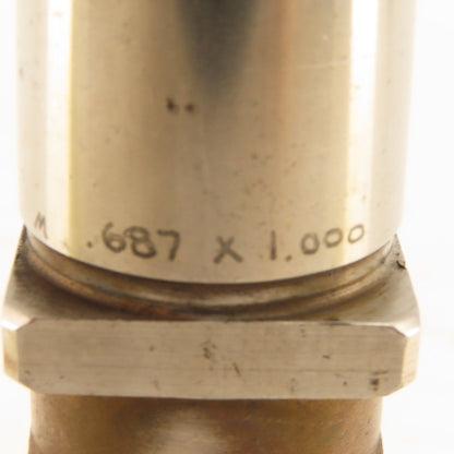0.685 X 1.000 Oval CNC Turret Punch For 1.3125" Holder