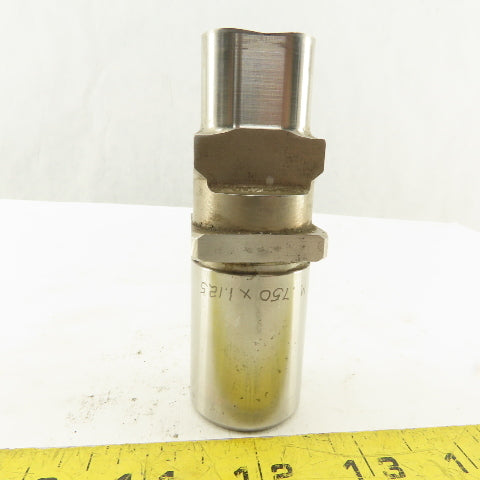 0.750 X 1.1250 Oval Concave Square Shoulder CNC Turret Punch For 1.3125" Holder