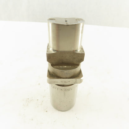 0.750 X 1.1250 Oval Concave Square Shoulder CNC Turret Punch For 1.3125" Holder
