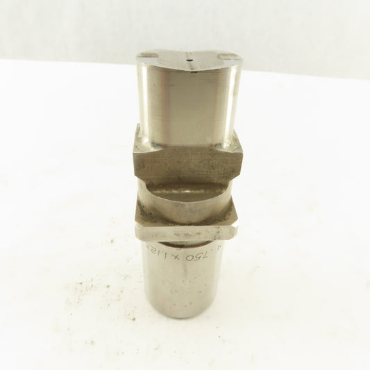 0.750 X 1.1250 Oval Concave Square Shoulder CNC Turret Punch For 1.3125" Holder
