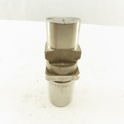 0.750 X 1.1250 Oval Concave Square Shoulder CNC Turret Punch For 1.3125" Holder