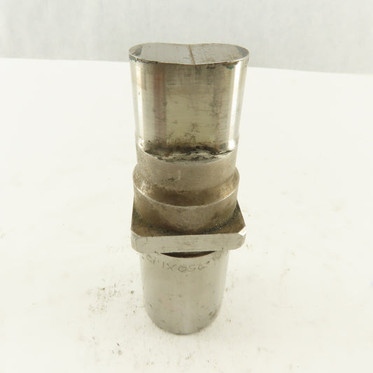 0.750 X 1.1250 Oval Concave CNC Turret Punch For 1.3125" Holder