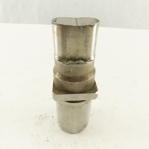 0.750 X 1.1250 Oval Concave CNC Turret Punch For 1.3125" Holder