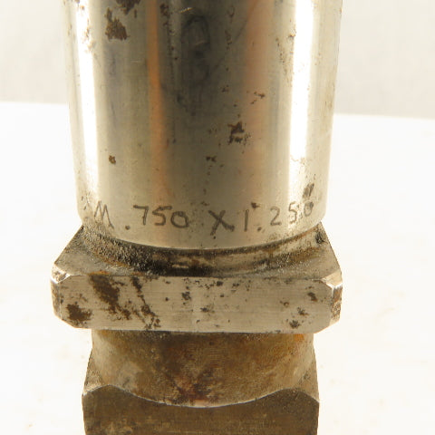 0.750 X 1.1250 Oval Concave CNC Turret Punch For 1.3125" Holder