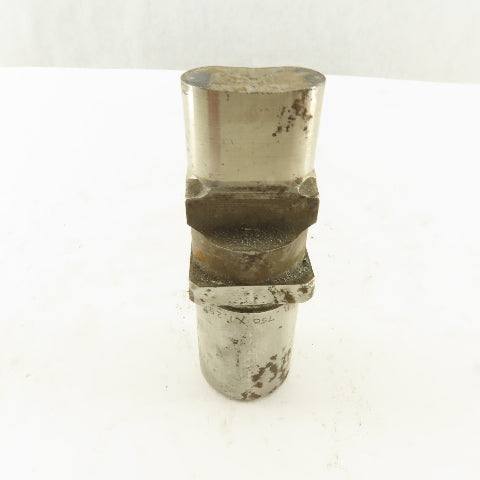0.750 X 1.1250 Oval Concave CNC Turret Punch For 1.3125" Holder