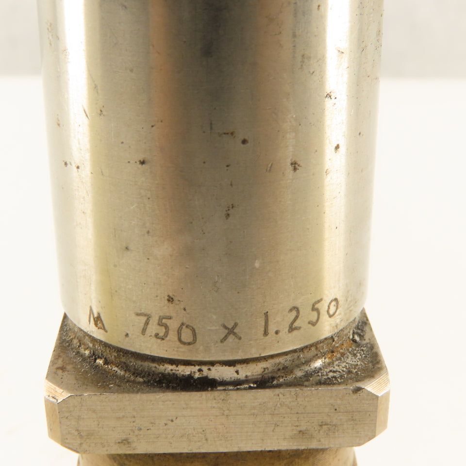 0.750 X 1.250 Oval Concave Square Shoulder CNC Turret Punch For 1.3125" Holder