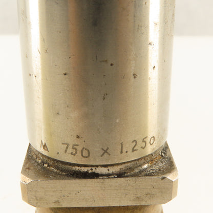 0.750 X 1.250 Oval Concave Square Shoulder CNC Turret Punch For 1.3125" Holder