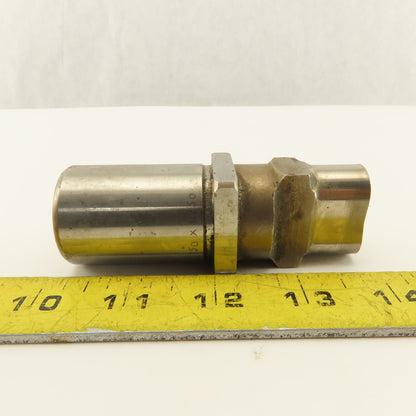 0.750 X 1.250 Oval Concave Square Shoulder CNC Turret Punch For 1.3125" Holder