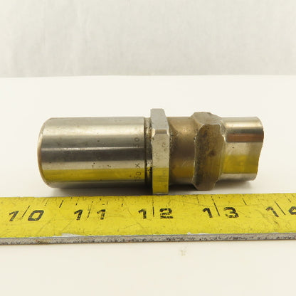 0.750 X 1.250 Oval Concave Square Shoulder CNC Turret Punch For 1.3125" Holder
