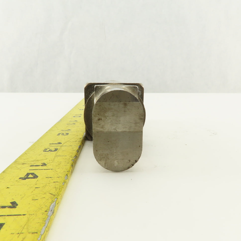 0.750 X 1.250 Oval Concave Square Shoulder CNC Turret Punch For 1.3125" Holder