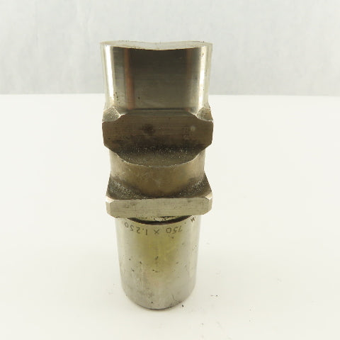 0.750 X 1.250 Oval Concave Square Shoulder CNC Turret Punch For 1.3125" Holder