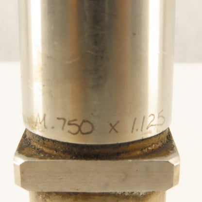 0.750 X 1.250 Oval Rooftop Square Shoulder CNC Turret Punch For 1.3125" Holder