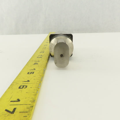 0.625 X 1.125 Oval  Square Shoulder CNC Turret Punch For 1.3125" Holder