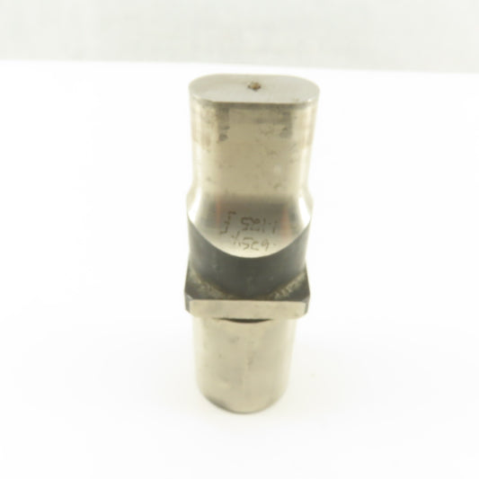 0.625 X 1.125 Oval  Square Shoulder CNC Turret Punch For 1.3125" Holder