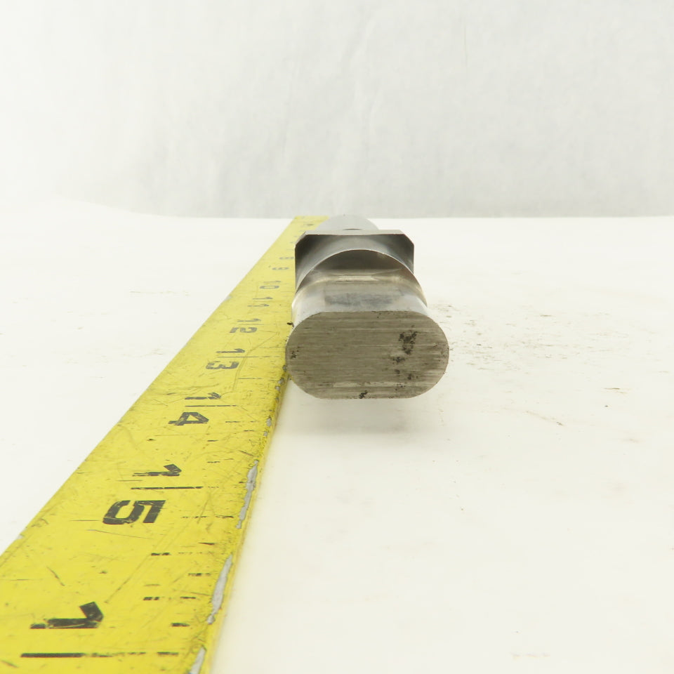 0.5625 X 1.000 Oval Round  Shoulder CNC Turret Punch For 1.0625" Holder