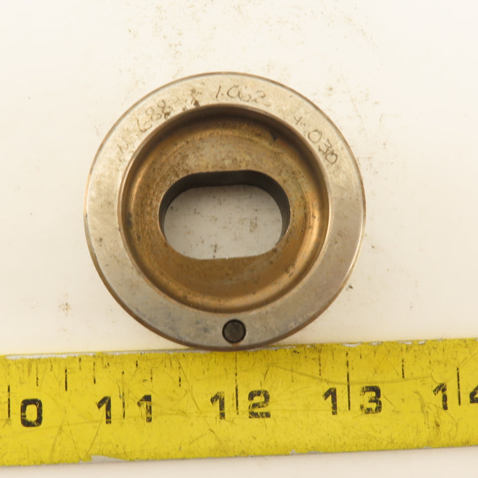.688 X 1.062 +.030 Oval CNC Turret Die For 2.250 Holder