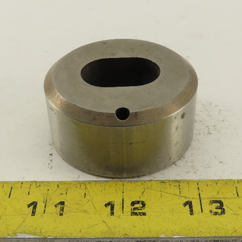 .750 X 1.125 +.030 Oval Slug Relief CNC Turret Die For 2.250 Holder
