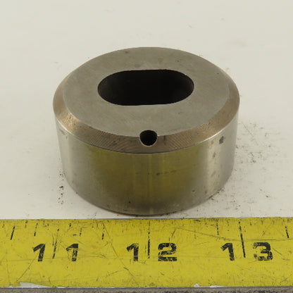 .750 X 1.125 +.030 Oval Slug Relief CNC Turret Die For 2.250 Holder