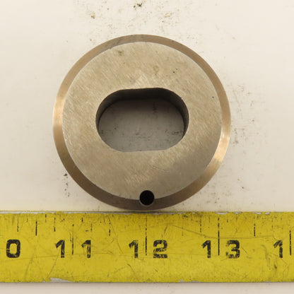 .750 X 1.125 +.030 Oval Slug Relief CNC Turret Die For 2.250 Holder