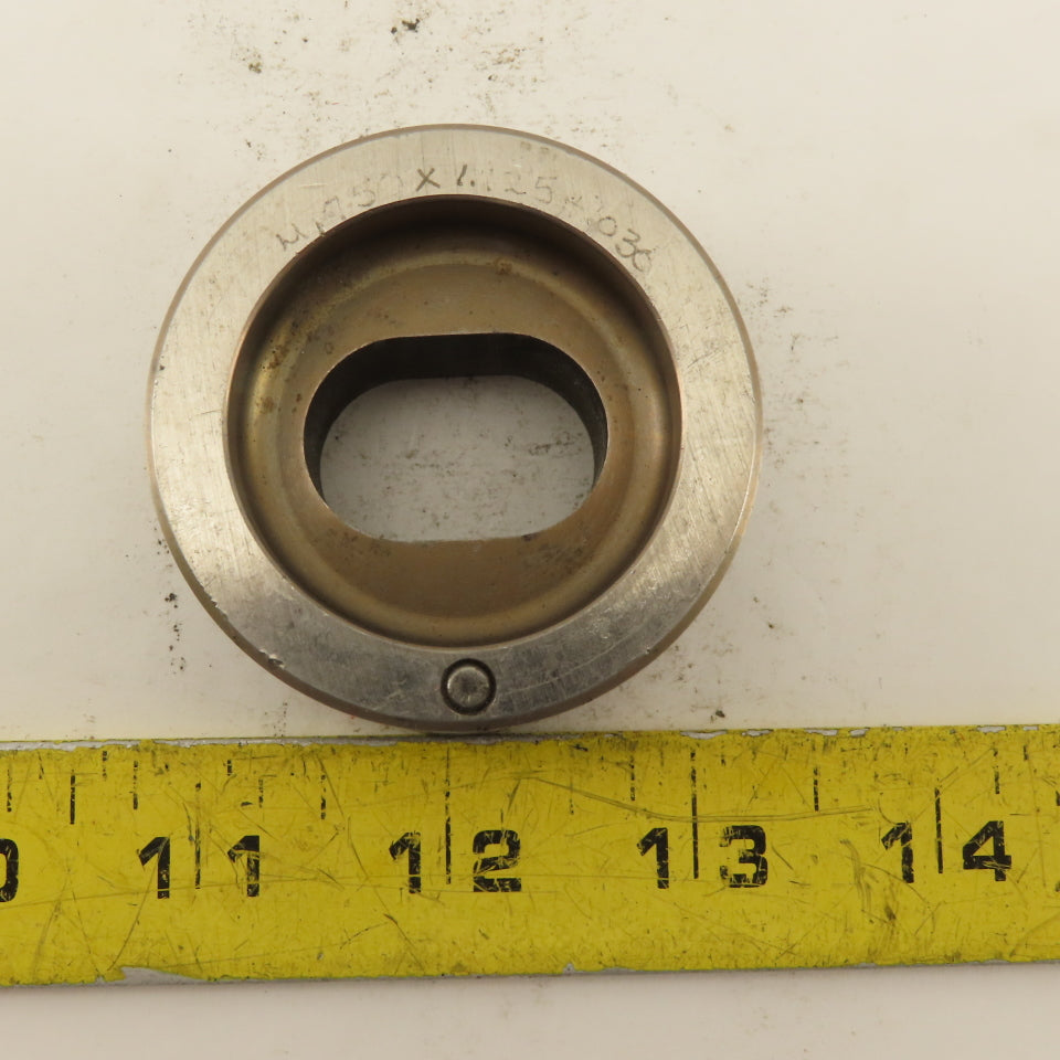 .750 X 1.125 +.030 Oval Slug Relief CNC Turret Die For 2.250 Holder