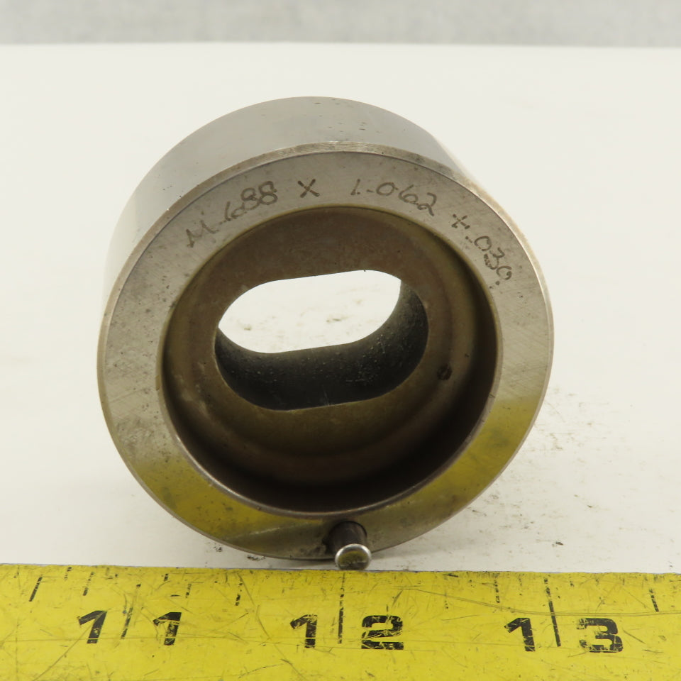 .688 X 1.062 +.030 Oval Hole Die Slug Relief CNC Turret For 1.5625 Holder