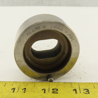 .688 X 1.062 +.030 Oval Hole Die Slug Relief CNC Turret For 1.5625 Holder