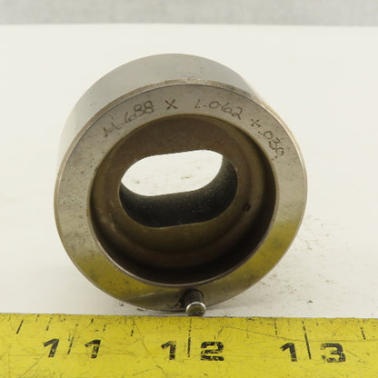 .688 X 1.062 +.030 Oval Hole Die Slug Relief CNC Turret For 1.5625 Holder