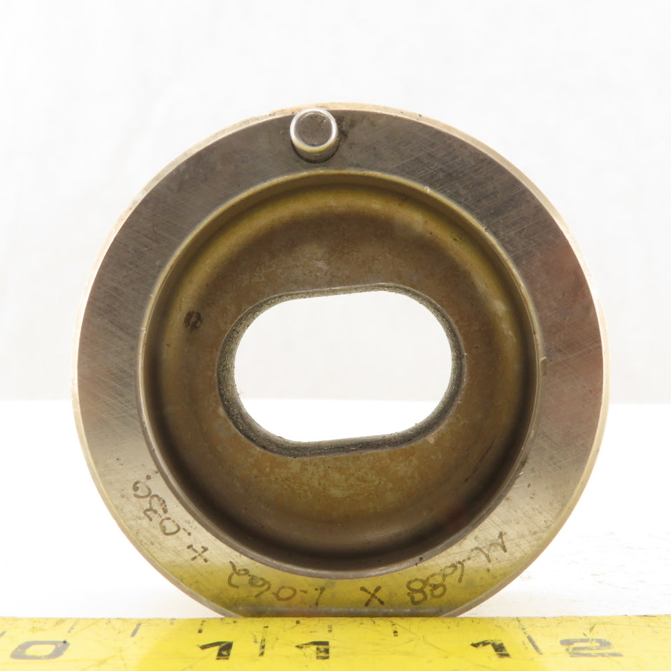 .688 X 1.062 +.030 Oval Hole Die Slug Relief CNC Turret For 1.5625 Holder