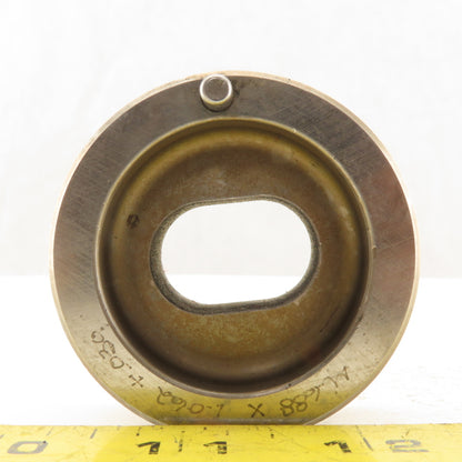 .688 X 1.062 +.030 Oval Hole Die Slug Relief CNC Turret For 1.5625 Holder