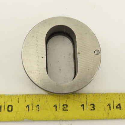 1.019 X 2.019 Actual Oval Slug Relief Die CNC Turret For 2.750 Holder