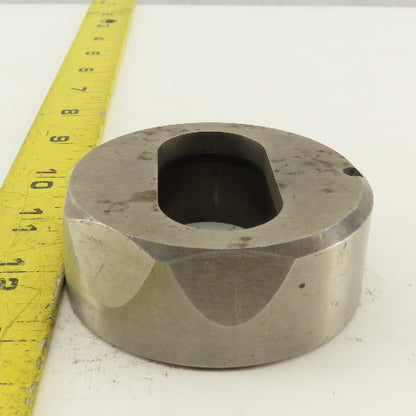 1.019 X 2.019 Actual Oval Slug Relief Die CNC Turret For 2.750 Holder
