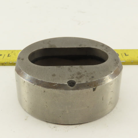 1.019 X 2.019 Actual Oval Slug Relief Die CNC Turret For 2.750 Holder