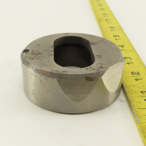 1.019 X 2.019 Actual Oval Slug Relief Die CNC Turret For 2.750 Holder