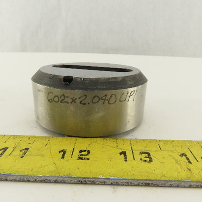 .602 X 2.040 Oval Slug Relief Die CNC Turret For 2.750 Holder