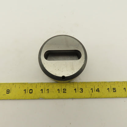 .602 X 2.040 Oval Slug Relief Die CNC Turret For 2.750 Holder