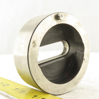 .602 X 2.040 Oval Slug Relief Die CNC Turret For 2.750 Holder