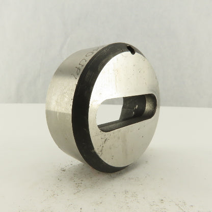 .602 X 2.040 Oval Slug Relief Die CNC Turret For 2.750 Holder