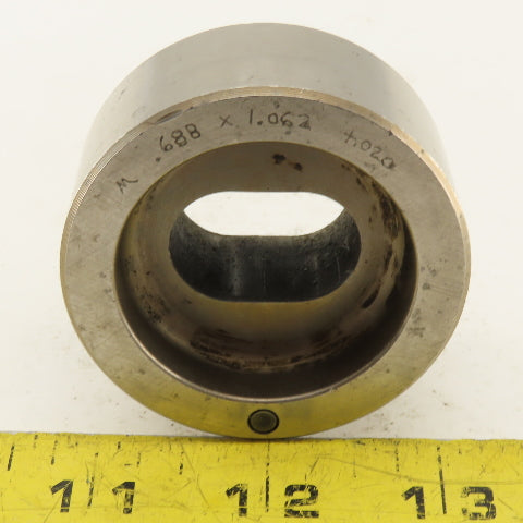 .688 X 1.062 +.020 Oval Die CNC Turret For 2.250 Holder