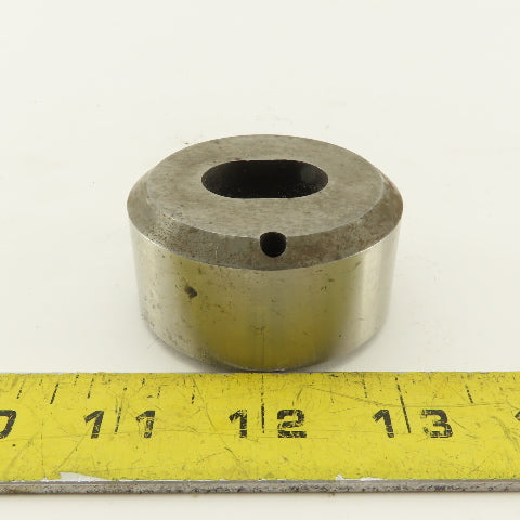 .687 X 1.000 +.030 Slug Relief Oval Die CNC Turret For 2.250 Holder