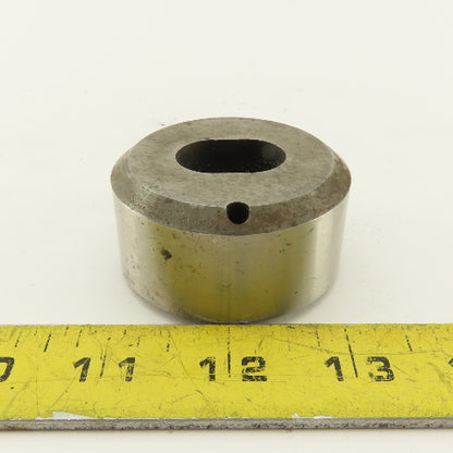 .687 X 1.000 +.030 Slug Relief Oval Die CNC Turret For 2.250 Holder