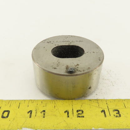 .687 X 1.000 +.030 Slug Relief Oval Die CNC Turret For 2.250 Holder