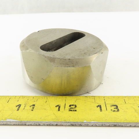 .500 X 2.000 +.020 Oval Slug Relief Die CNC Turret For 2.750 Holder