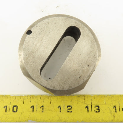 .500 X 2.000 +.020 Oval Slug Relief Die CNC Turret For 2.750 Holder